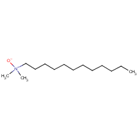 N,N-Dimethyl-N-dodecylamine oxide formula graphical representation