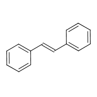 trans-1,2-Diphenylethylene formula graphical representation