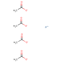 Zirconium(IV) acetate formula graphical representation