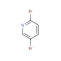 2,5-Dibromopyridine formula graphical representation