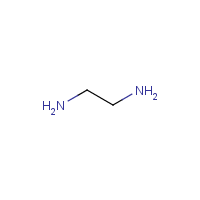 Ethylenediamine formula graphical representation