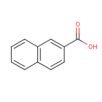 2-Naphthoic acid formula graphical representation