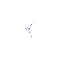 Cobaltous fluoride formula graphical representation