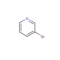 3-Bromopyridine formula graphical representation