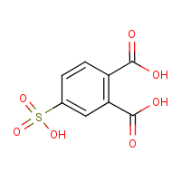 4-Sulfophthalic acid formula graphical representation