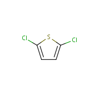 2,5-Dichlorothiophene formula graphical representation