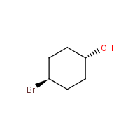 trans-4-Bromocyclohexanol formula graphical representation