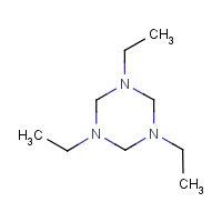 1,3,5-Triethylhexahydro-s-triazine formula graphical representation
