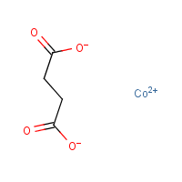 Cobaltous succinate formula graphical representation