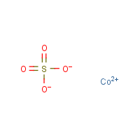 Cobalt sulfate formula graphical representation