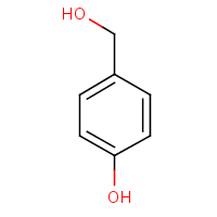 4-Hydroxybenzyl alcohol formula graphical representation