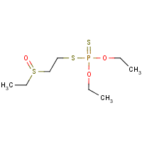 Oxydisulfoton formula graphical representation