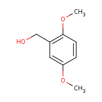 2,5-Dimethoxybenzyl alcohol formula graphical representation