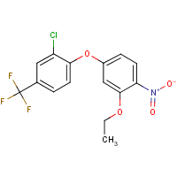 Oxyfluorofen formula graphical representation