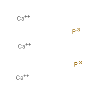 Calcium phosphide formula graphical representation