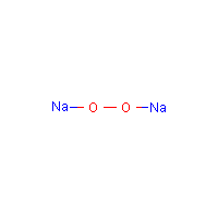 Sodium peroxide formula graphical representation