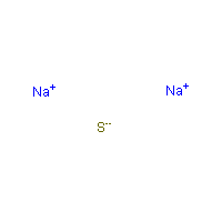 Sodium sulfide formula graphical representation