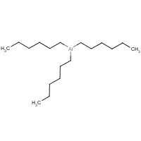Tri-n-hexylaluminum formula graphical representation