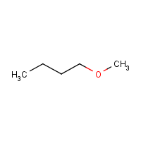 1-Methoxybutane formula graphical representation