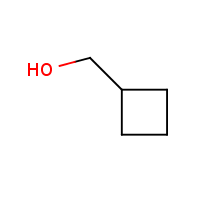 Cyclobutanemethanol formula graphical representation