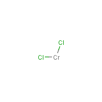 Chromium(II) chloride formula graphical representation
