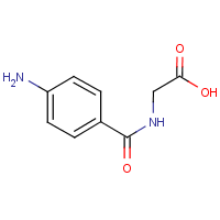 p-Aminohippuric acid formula graphical representation