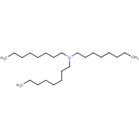 Tri-n-octylamine formula graphical representation