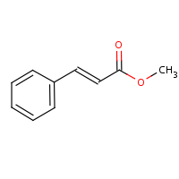 Methyl cinnamate formula graphical representation