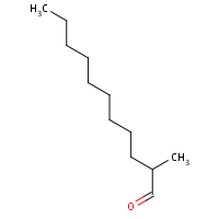 2-Methylundecanal formula graphical representation