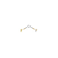 Chromium(II) fluoride formula graphical representation