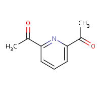 2,6-Diacetylpyridine formula graphical representation