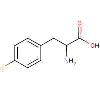 p-Fluorophenylalanine formula graphical representation