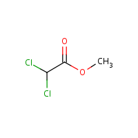 Methyl dichloroacetate formula graphical representation