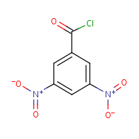 3,5-Dinitrobenzoyl chloride formula graphical representation