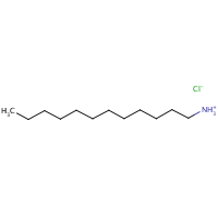 Dodecylamine hydrochloride formula graphical representation