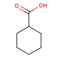 Cyclohexanecarboxylic acid formula graphical representation