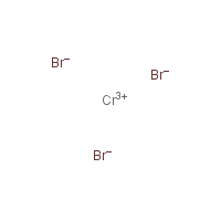 Chromium(III) bromide formula graphical representation