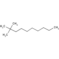 2,2-Dimethyldecane formula graphical representation
