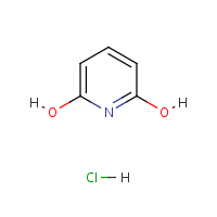 2,6-Dihydroxypyridine hydrochloride formula graphical representation