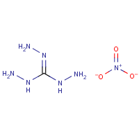 Triaminoguanidine nitrate formula graphical representation