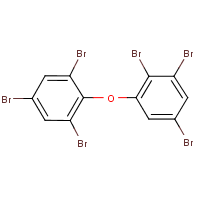 Hexabromodiphenyl ethers formula graphical representation