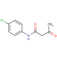 p-Chloroacetoacetanilide formula graphical representation