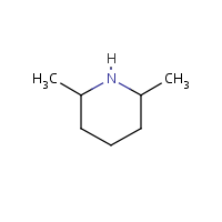 2,6-Dimethylpiperidine formula graphical representation