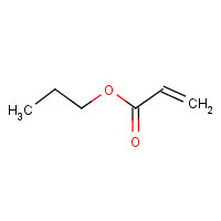 2-Propenoic acid, propyl ester formula graphical representation