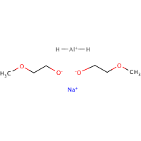 Sodium bis(2-methoxyethoxy)aluminum hydride formula graphical representation