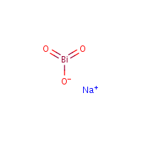Sodium bismuthate(V) formula graphical representation