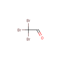 Tribromoacetaldehyde formula graphical representation