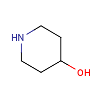 4-Hydroxypiperidine formula graphical representation