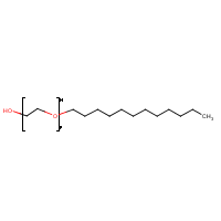 Dodecyl alcohol, ethoxylated formula graphical representation