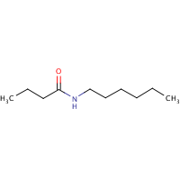 N-Hexylbutanamide formula graphical representation